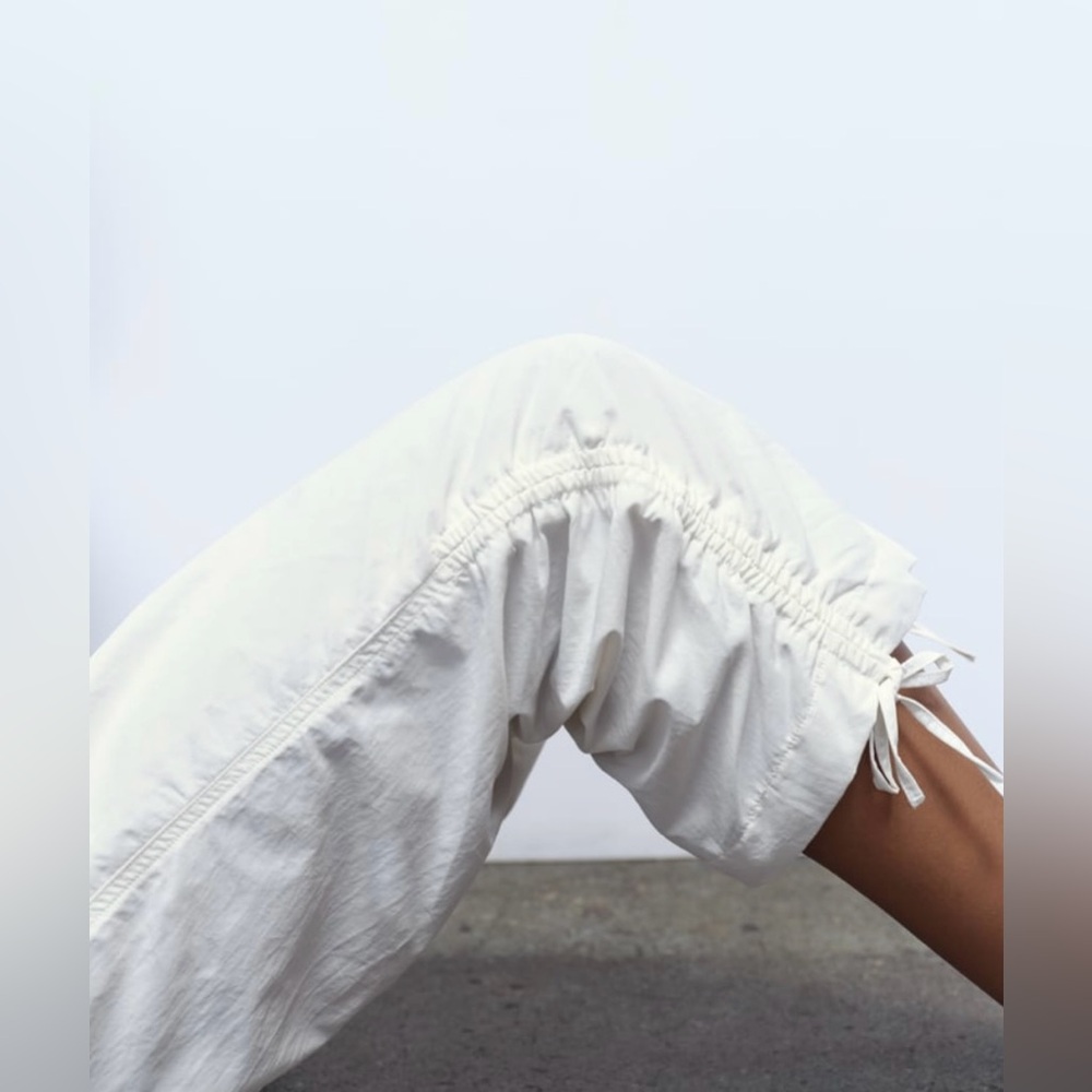 💫 Zara Ruched Pants - NEW 💫 - Picture 6 of 12